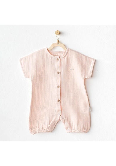 Andywawa Ac25884 Müslin Home Bebe Tulum Pink STANDART