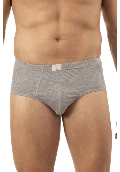 Özkan Underwear Özkan 0037 6'lı Paket Erkek %100 Pamuklu Penye Süprem Esnek Rahat Slip Külot Gri Melanj