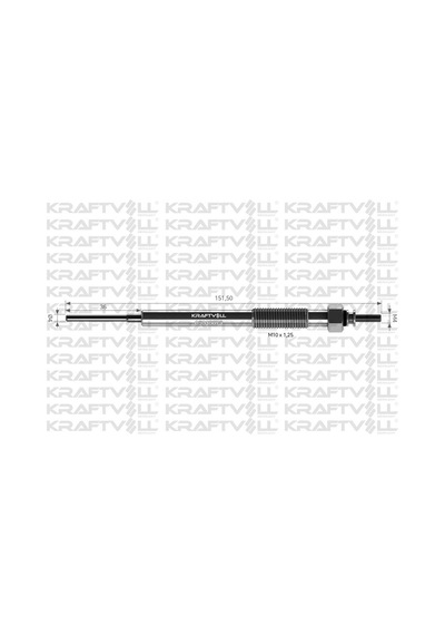 Kraftvoll Bujı Kızdırma Bujısı 11v Isuzu D Max 2.5-3.0 Dıtd 4x4 8dh AOD-KRAFTVOLL 05030073