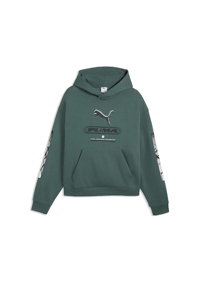 Puma Sport Street Boxy Graphic Erkek Yeşil Günlük Stil Sweatshirt 69432269