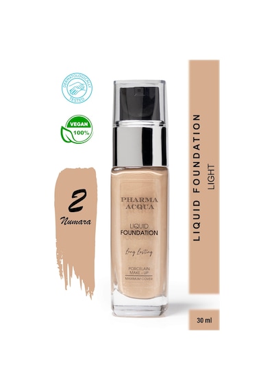 Pharma Acqua Long Lasting Liquid Foundation 02 Light