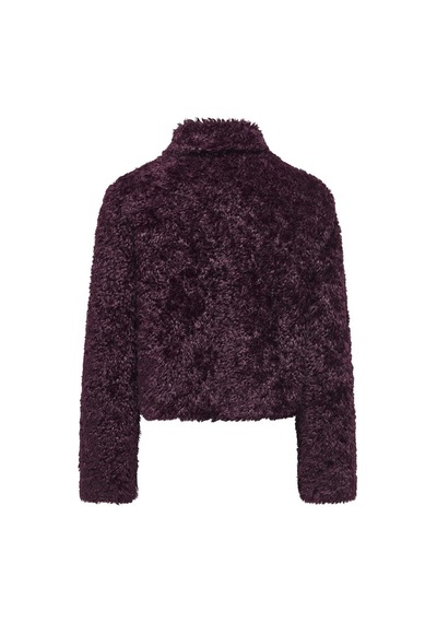 Only Onlgınny Short Teddy Jacket Otw Kadın Kısa Teddy Mont - Sıcak Ve Şık Mor