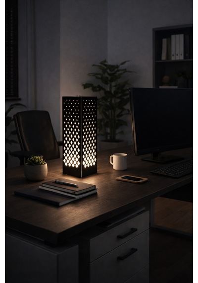 Modern Dekoratif Lamba / Aplik 55 Cm Işık Desenli, 4 Panelli Şık Ortam Aydınlatması Beyaz Diğer