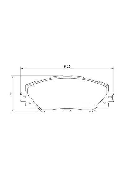 QCB QCB4077 Ön Balata Rav 4 07- 1,4-1,4D-1,6Vvt-2,0D-2,2DAuris 11- 1,8Hybrid