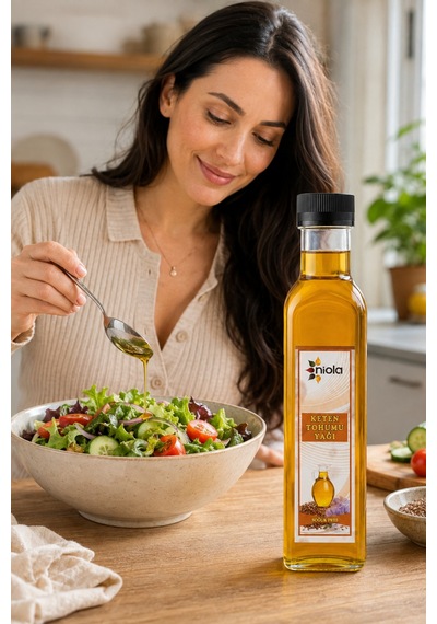 Soğuk Sıkım Keten Tohumu Yağı 250 Ml - Bitkisel Keten Tohumu Yağı - 917228163 Diğer