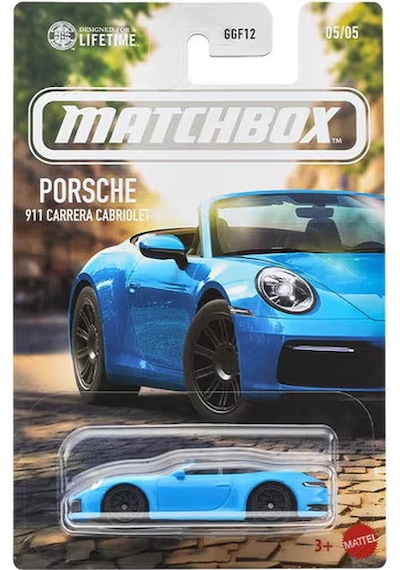 Matchbox Temalı Arabalar Porsche 911 Carrera Cabrıolet Jjr59 Çok Renkli