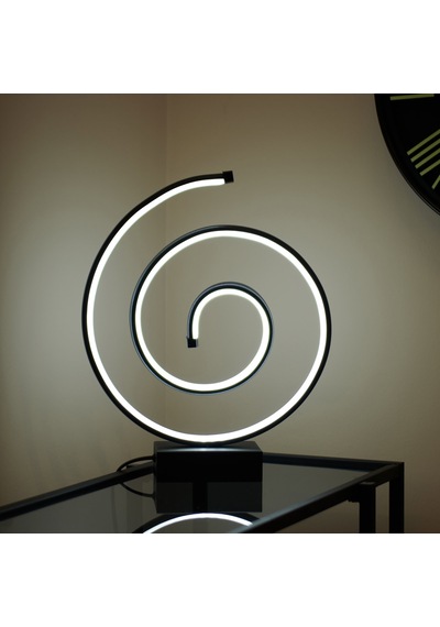 Safirr Light Salyangoz Led Abajur - Siyah - 43 Cm Çok Renkli