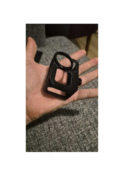 Djı Osmo Action 5 4 3 Uyumlu Yumuşak Çerçeve Kılıf - Tüm Gopro Aksesuarlarıyla Uyumlu Siyah