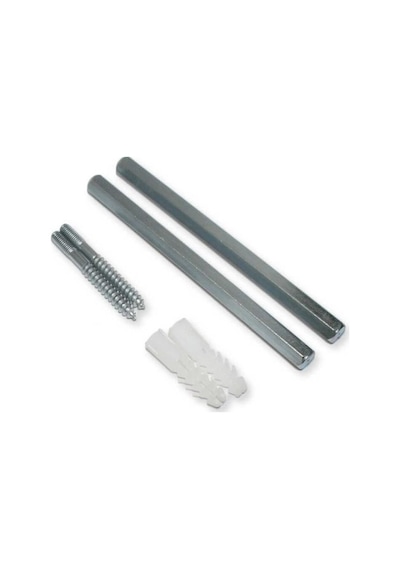 Kolay Montaj Gizli Raf Tutucu 8 Mm Çap X 10 Cm Boy 2 Adet