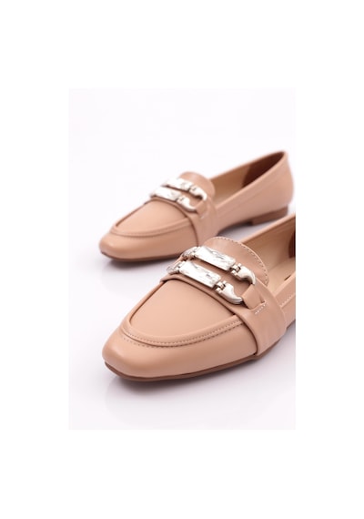 Dgn 5021 Kadin Tokali Loafer 5021-1423-R12632 Ten Rengi