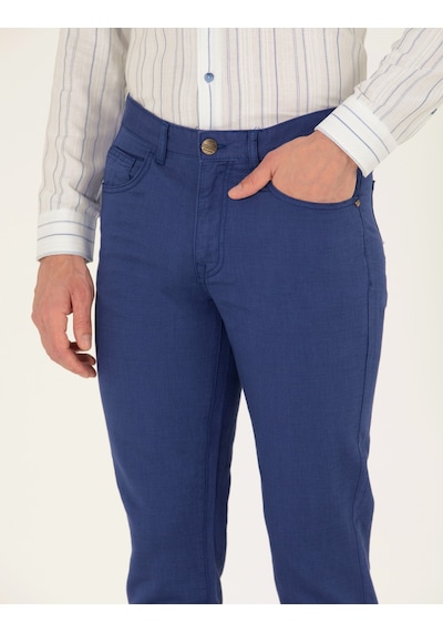 Pierre Cardin Erkek İndigo Pantolon Kanvas-chino 50268095-vr028 İndigo