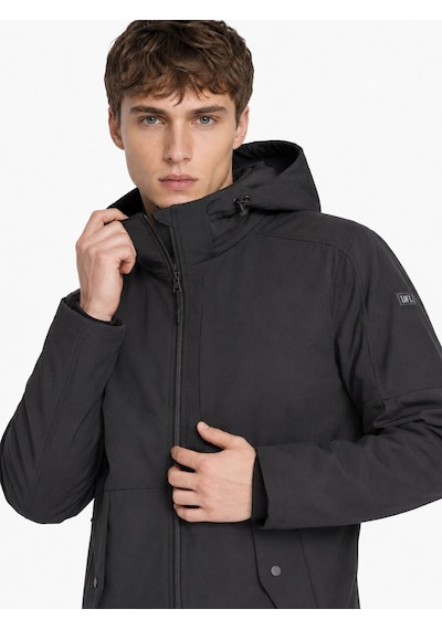 Loft Regular Fit Siyah Erkek Mont Lf2043857