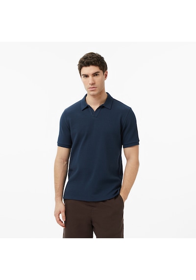 Nautica Erkek Lacivert Regular Fit Polo Yaka T-shirt Düz K65310t Lacivert