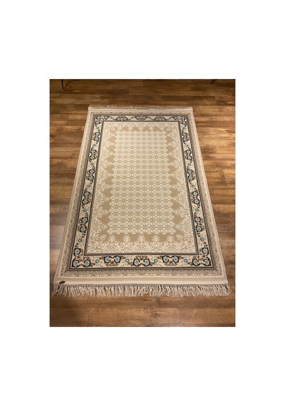 Aspero 4105b Krem-mavi Halı Çok Renkli