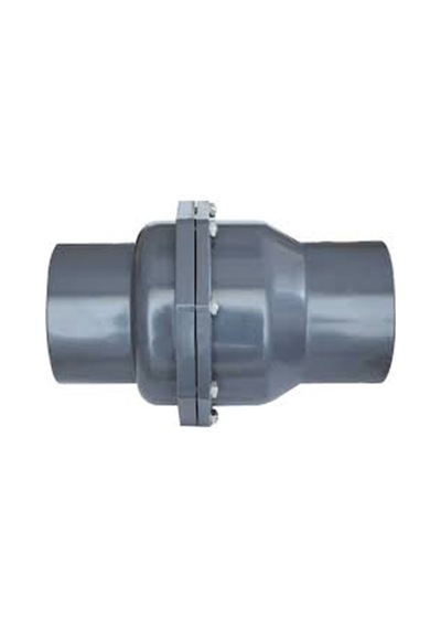 Gemaş PVC Çalpara Çekvalf İki Parçalı Gövde Civatalı 63mm