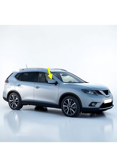 Nissan X-trail Xtrail T32 2014-2021 Sağ Dış Dikiz Ayna Üst Kapağı