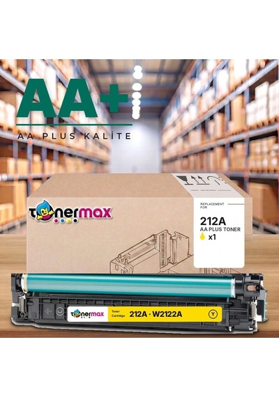 Hp 212a W2122a Sarı Uyumlu Toner Aa Plus / Color Laserjet Enterprise M554 / M555 / Mfp M578