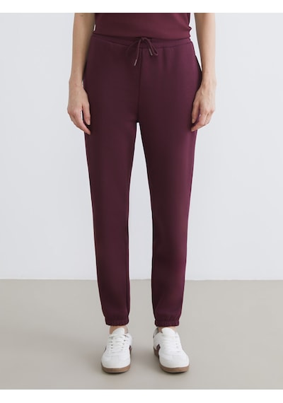 Lcw Everyday Mürdüm Beli Lastikli Kadın Kalın Jogger Eşofman Altı