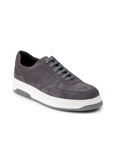 Deery Hakiki Süet Gri Erkek Sneaker Ayakkabı - 01965Mgrıe04 Gri