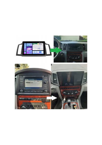 Jeep Grand Cherokee Android Multimedya Sistemi 4-64 Cadence R18 2006-2007 Ön Kayıt Kamera Hediyeli Diğer