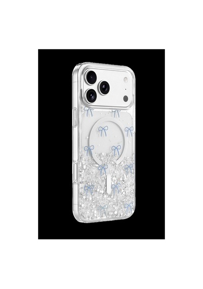 Onegif Apple iPhone Uyumlu 17 Pro Max Misk Simli Magsafe Kapak - Desen 3 İtdark56881