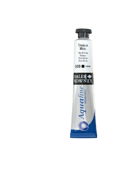 Aquafine Tüp Sulu Boya 8ml - 009 Titanium White Nocolor-6e20b4db
