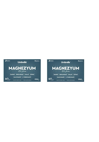 Umbrella Magnezyum 6'lı Form 60 Tablet 2 Adet