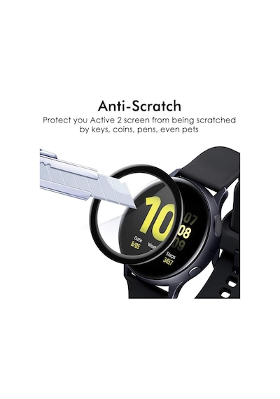 Samsung Uyumlu Galaxy Watch Active 2 40Mm Ekran Koruyucu Nano Esnek Cam