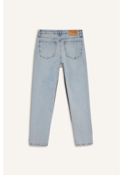 Defacto Slim Tapered Fit Dar Paça Jean Pantolon F2324ax25aunm39 Mavi-nm39