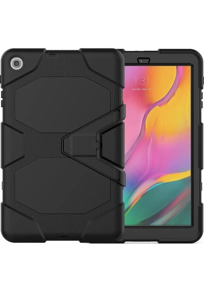 Newface Samsung Galaxy T510 Tab A 10.1 Kılıf Griffin Tablet Kapak - Siyah