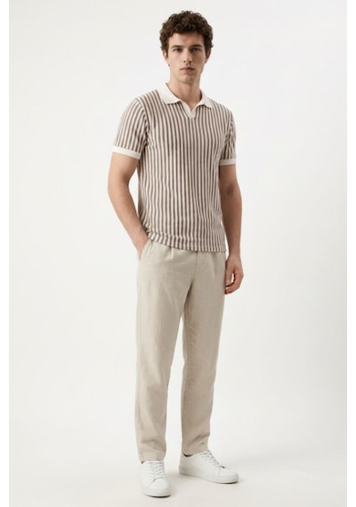 Loft Lf2038533 Erkek Polo Yaka T-shirt Brown
