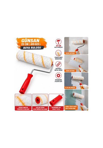 Rulo 25cm Boya Rulosu 5673