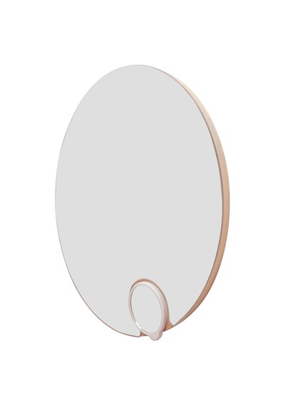 Akis 20 Duvar Aynası Meşe Beyaz
