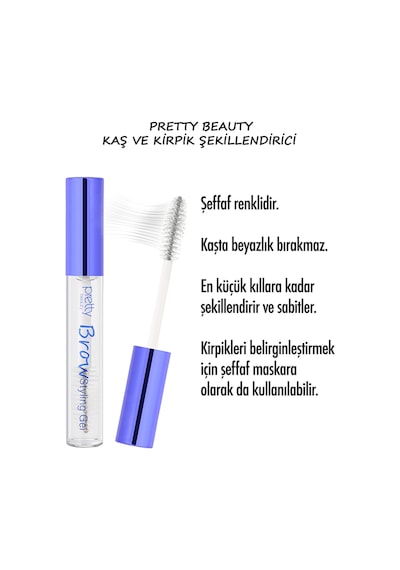 Pretty Beauty Brow Styling Kaş Sabitleme Jeli