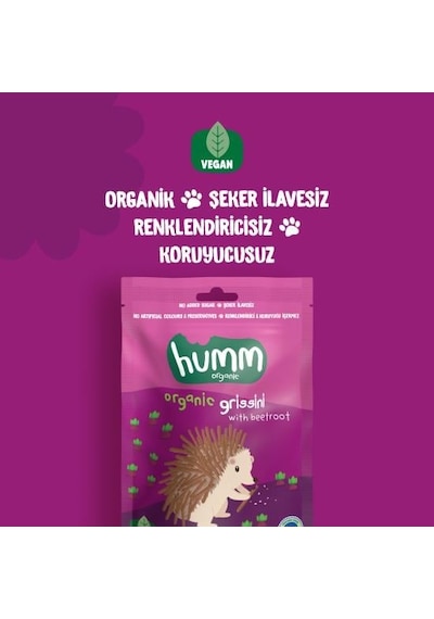 Organik Vegan Pancarlı Grissini 55 Gr