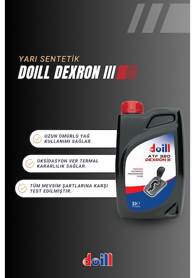 Doill ATF 320 DEXRON III-3 Yarı Sentetik Otomatik Şanzıman Yağı 1 L
