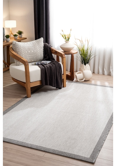 Fresco Soft Gri Antrasit Yıkanabilir Halı A3936a Gri Antrasit