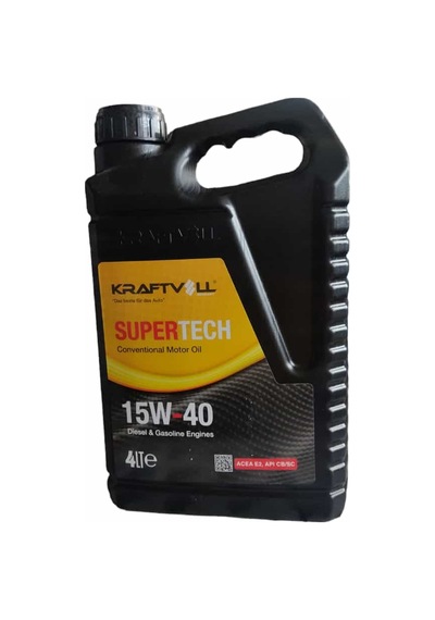 Kraftvoll 15W-40 Benzin Dizel LPG Mineral E2 CB/SC  Motor Yağı 4 L