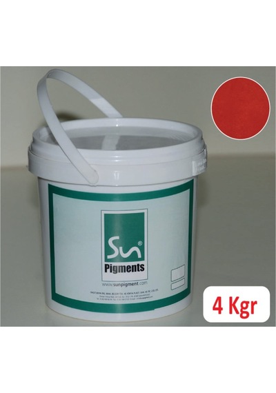Demir Oksit Kırmızı 120 Pigment - 4 Kg