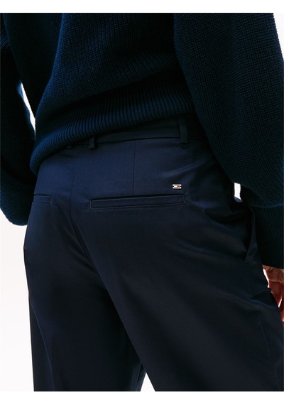 Tommy Hilfiger Co Slım Straıght Chıno Kadın Mavi Pantolon - Ww0ww40504 Mavi