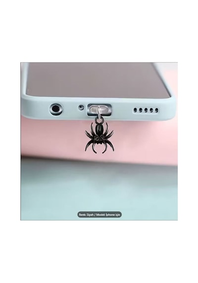 Aleylife 2d Telefon Charm Apple Uyumlu iOS Toz Koruması -spıderman