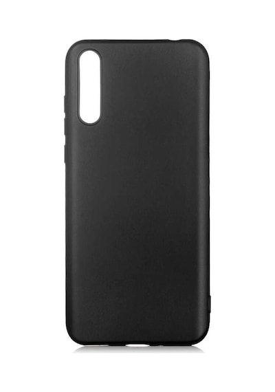 Kilifone - Huawei Uyumlu P Smart S / Y8p Aqm-lx1 - Kılıf Mat Renkli Esnek Premier Silikon Kapak - Siyah