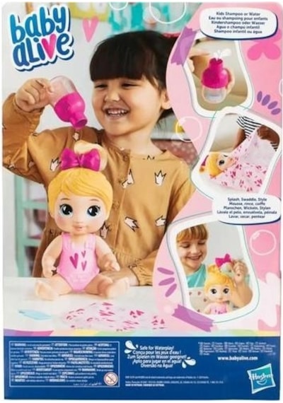 Baby Alive Bebeğimle Şampuan Eğlencesi F8853 F9119 Lisanslı Ürün