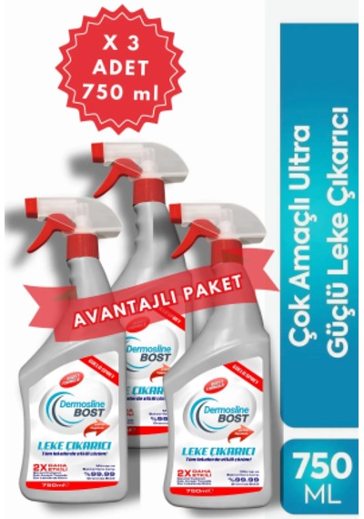 3'lü Bost Leke Çıkarıcı 750 Ml