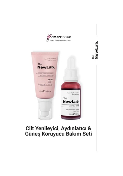 The NewLab Cilt Yenileyici, Aydınlatıcı Ve Güneş Koruyucu Bakım Seti