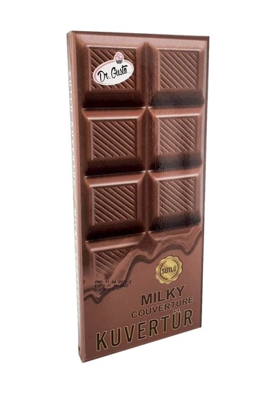 Kuvertür 4 Lü Çikolata / Bitter, Sütlü,beyaz, Frambuaz Çikolatalar 200 Gr. X 4