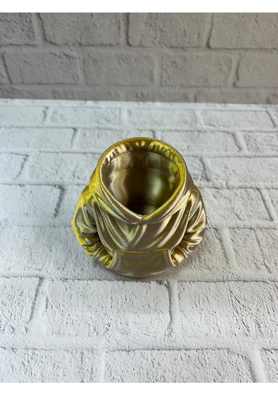 Dekoratif Gold Hoodie Kalemlik 10x10 Cm