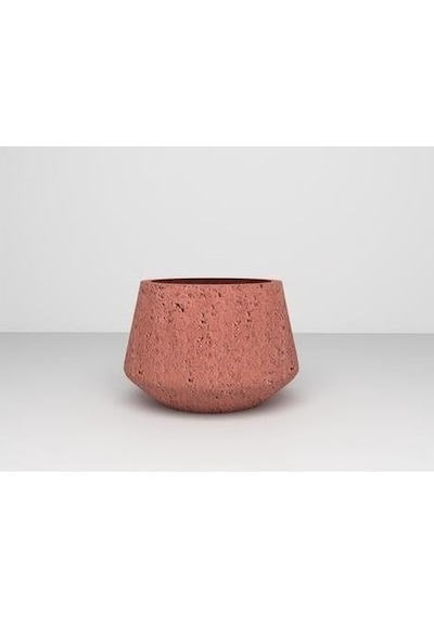 Nuano Consept Amber Serisi Yuvarlak Saksı Kiremit 55x72
