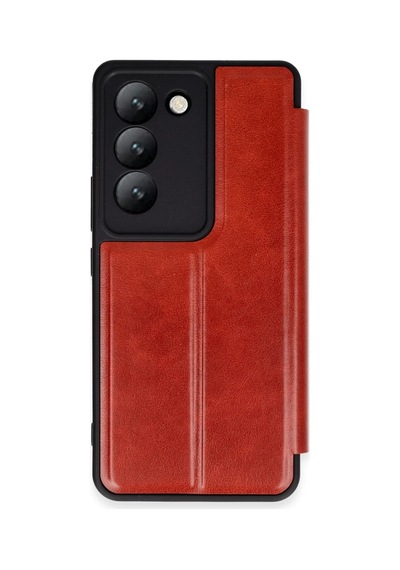 Vivo V30 Lite 4g Kılıf Flip Cover - Kırmızı 0.2M-Çok Renkli