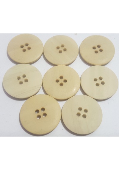 8 Adet 2 Cm Açık Camel Rengi Düğme